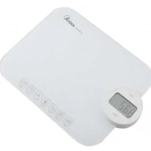 Nuovo Arrivo Ardes AR1PABFC bilancia da cucina Bianco Superficie piana Rettangolo Bilancia da cucina elettronica
