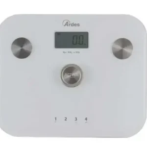 Ultima Occasione Ardes AR2PPBFM bilance pesapersone Rettangolo Bianco Bilancia pesapersone elettronica