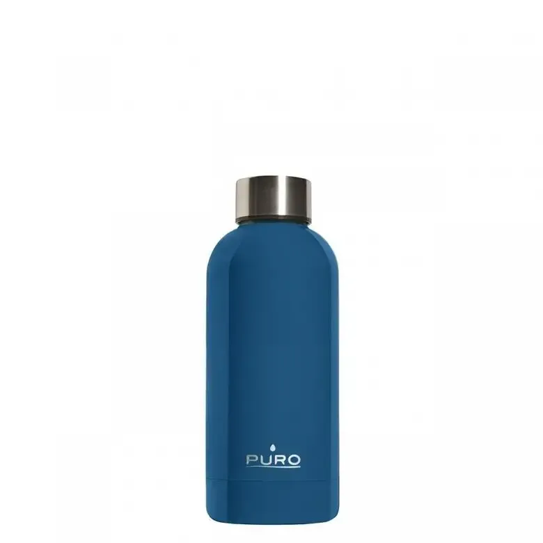 PURO Hot&Cold Glossy Uso quotidiano 350 ml Acciaio inossidabile Blu Vendita Finale