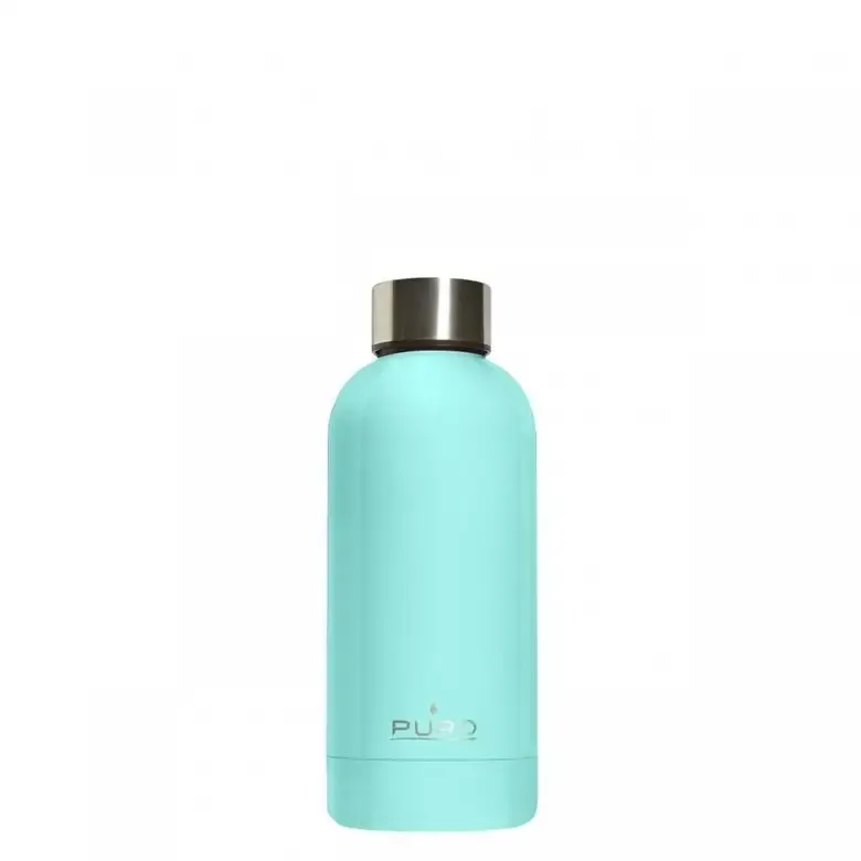 Direttamente Dal Produttore PURO Hot&Cold Glossy Uso quotidiano 350 ml Acciaio inossidabile Blu