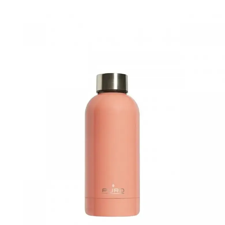 Affare PURO Hot&Cold Glossy Uso quotidiano 350 ml Acciaio inossidabile Corallo