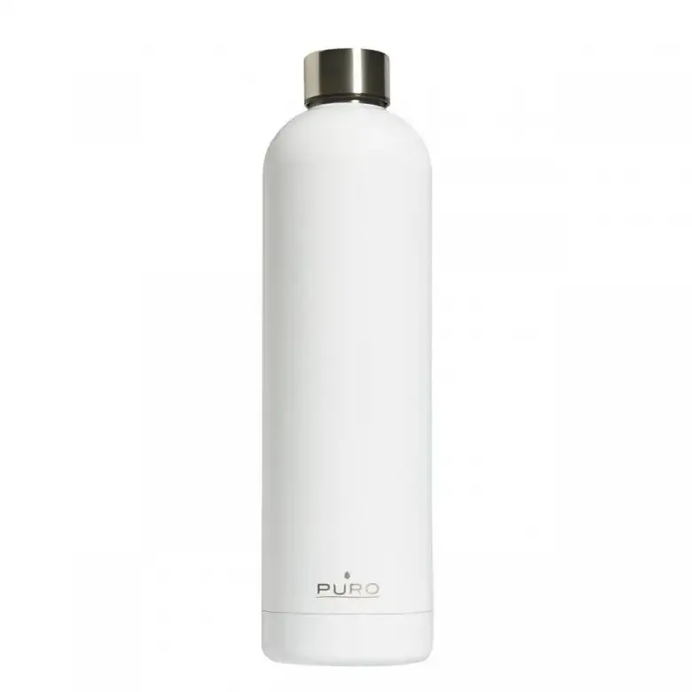 PURO Hot&Cold Glossy Uso quotidiano 1000 ml Acciaio inossidabile Bianco Ordina Subito