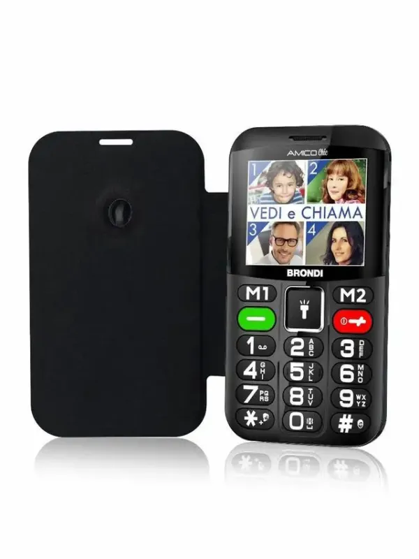 Occasione Imperdibile Brondi Amico Chic 6,1 cm (2.4") Nero Telefono cellulare basico