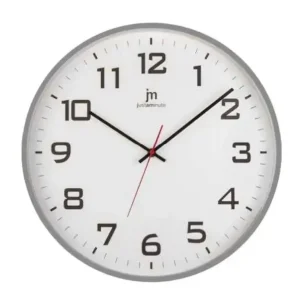 Spedizione Espresso Lowell Justaminute 00880G orologio da parete Orologio da parete in quarzo Cerchio Grigio