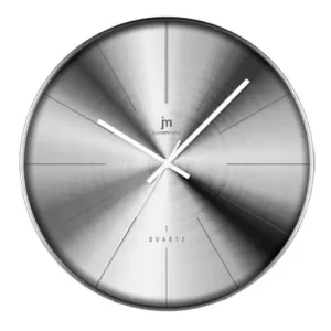 Promozione Esclusiva Lowell Justaminute 00841S orologio da parete Orologio da parete in quarzo Cerchio Argento