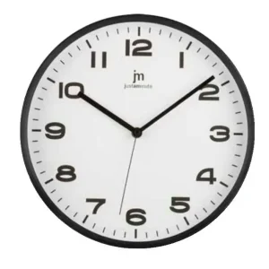 Lowell Justaminute 00875BN orologio da parete Orologio da parete in quarzo Cerchio Nero, Bianco Prezzo Ridotto