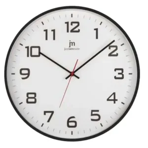 Prezzo Di Fabbrica Lowell Justaminute 00880N orologio da parete Orologio da parete in quarzo Cerchio Nero
