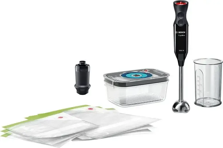 Bosch MS6CB61V1 frullatore 0,6 L Frullatore ad immersione 1000 W Nero Promo Stagionale