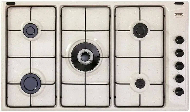 De’Longhi SL 59 DD piano cottura Sabbia Da incasso 90 cm Gas 5 Fornello(i) Acquista Ora