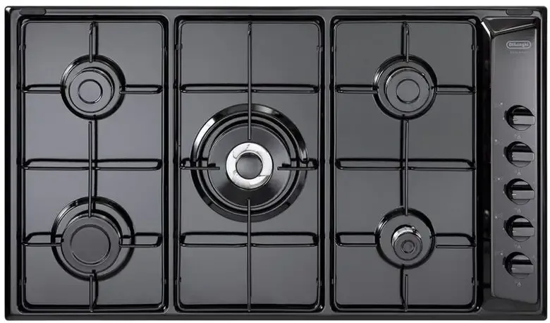 De’Longhi NL 59 DD piano cottura Nero Da incasso 90 cm Gas 5 Fornello(i) Spedito Oggi