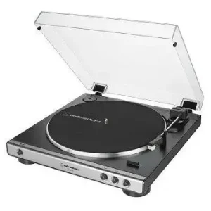 Audio-Technica AT-LP60XUSB Giradischi con trasmissione a cinghia Grigio, Metallico Occasione Imperdibile