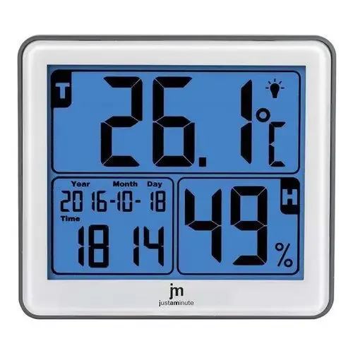 Lowell Justaminute JD9028 stazione meteorologica digitale Nero Batteria Reso Gratuito