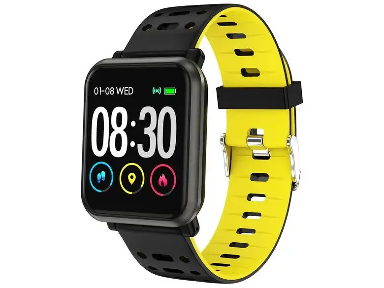 Promo Stagionale Trevi T-FIT 210 HB TFT Braccialetto per rilevamento di attività 3,3 cm (1.3") IP67 Giallo
