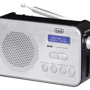 Economico Trevi DAB 7F92 R Portatile Digitale Nero, Bianco