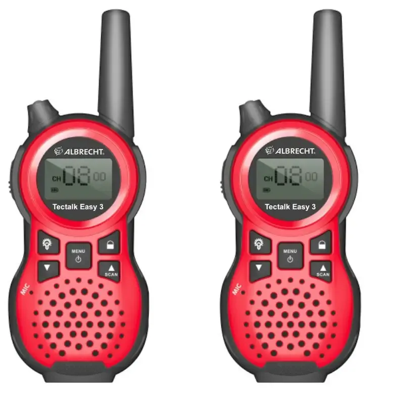 Direttamente Dal Produttore Albrecht Tectalk Easy 3 ricetrasmittente 8 canali Nero, Rosso
