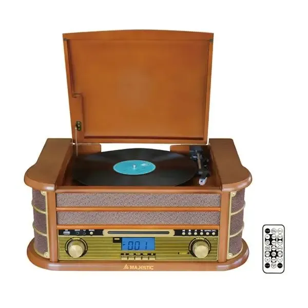New Majestic TT-34R BT CD TP USB Legno Occasione