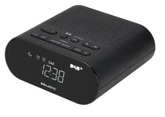 New Majestic RS-116 DAB Orologio Digitale Nero Compra Online