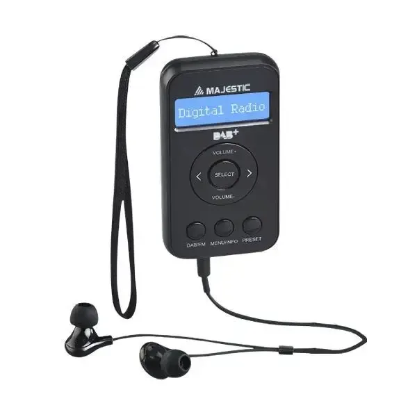 Miglior Prezzo New Majestic RT-196 DAB Personale Digitale Nero