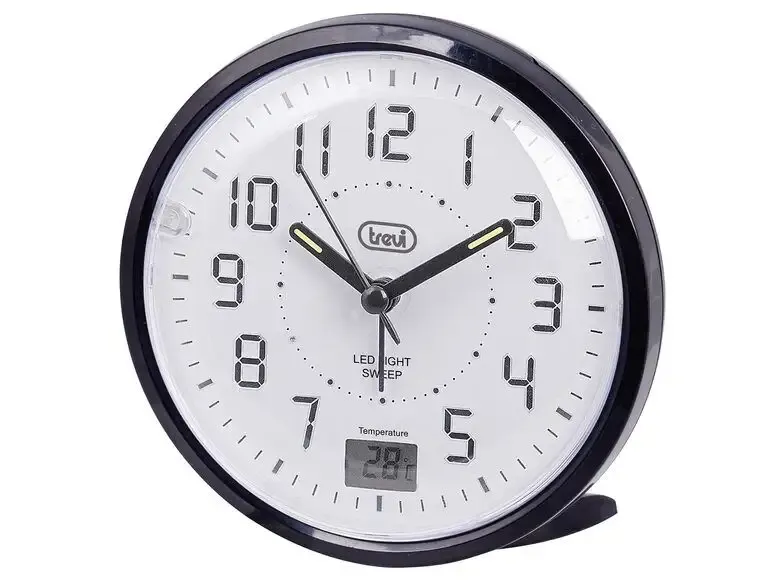 Trevi SL 3P27 Sveglia al quarzo Nero Offerta Limitata