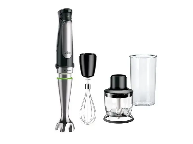 Braun MQ 7025X 0,6 L Frullatore ad immersione 1000 W Nero, Acciaio inossidabile Prezzo Di Fabbrica
