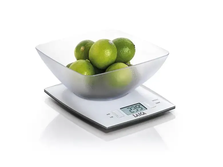 Offerta Speciale Laica KS1313 bilancia da cucina Trasparente, Bianco Superficie piana Rettangolo Bilancia da cucina elettronica