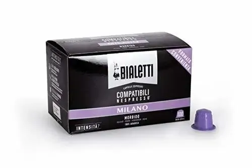 Offerta Del Giorno Bialetti Milano Capsule caffè Tostatura leggera 100 pz