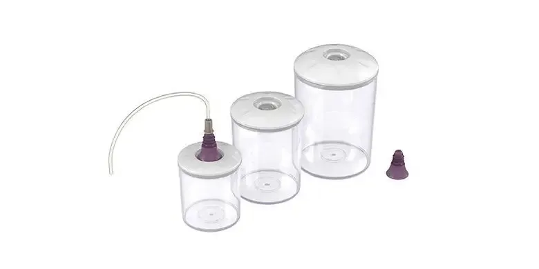 Nuova Collezione Magic Vac ACO1182 recipiente per cibo Rotondo Set 5,25 L Trasparente 3 pz