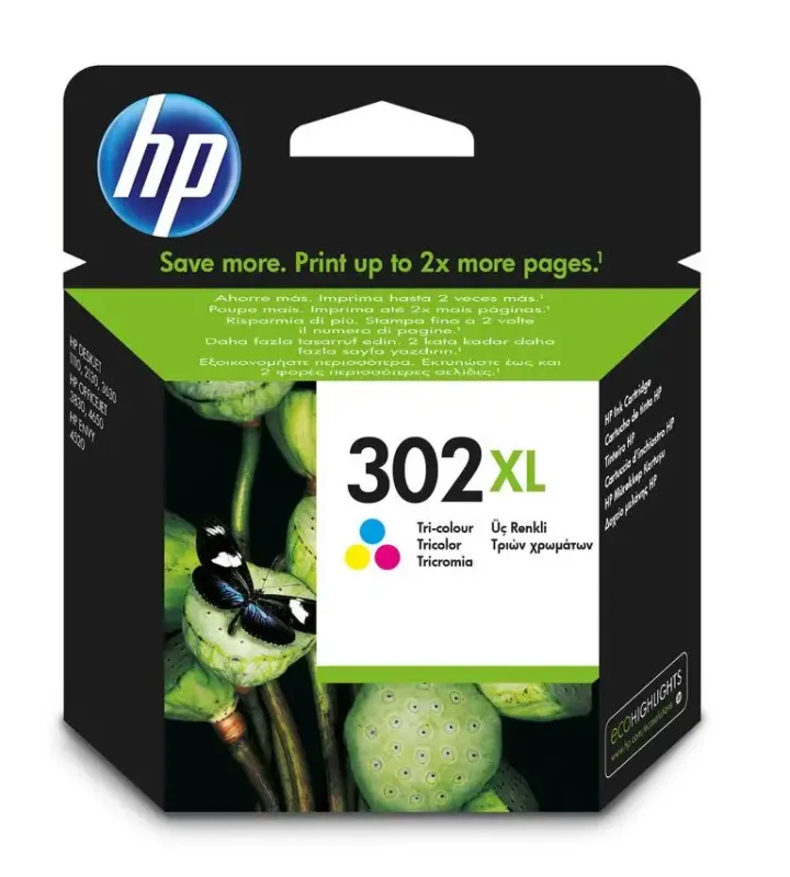 Super Prezzo HP Cartuccia originale inchiostro tricromia ad alta capacità 302XL