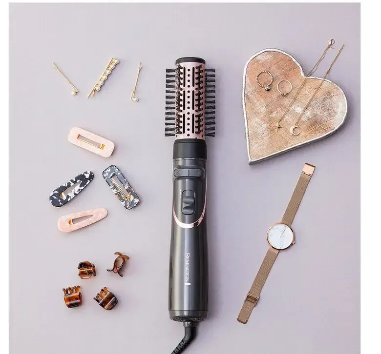 Remington AS8606 Spazzola ad aria calda Caldo Nero, Rose Gold 800 W Scelto Dai Clienti