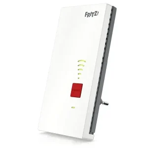 Non Perdere FRITZ! Repeater 2400 Ricevitore e trasmettitore di rete Grigio, Bianco 10, 100, 1000 Mbit/s
