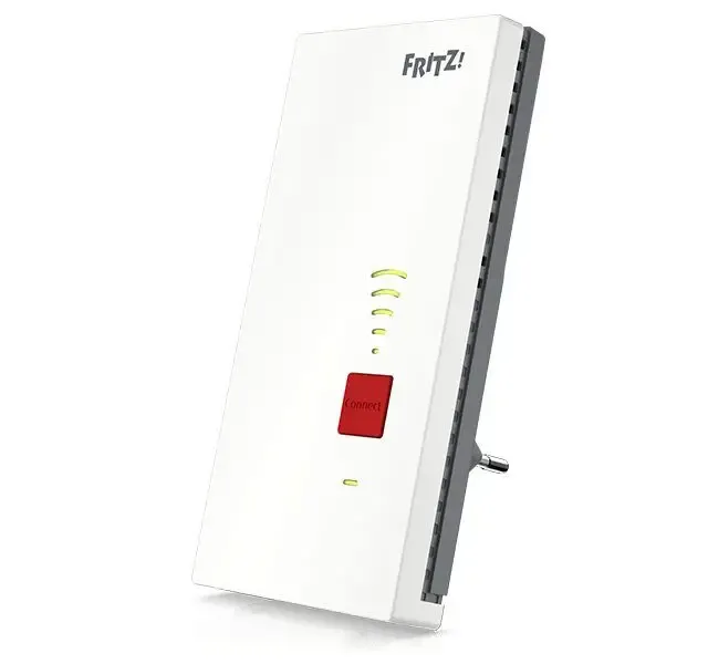 Non Perdere FRITZ! Repeater 2400 Ricevitore e trasmettitore di rete Grigio, Bianco 10, 100, 1000 Mbit/s