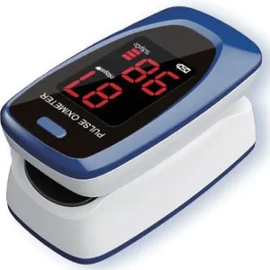 GIMA OXY-2 pulsossimetro Blu, Bianco Reso Gratuito