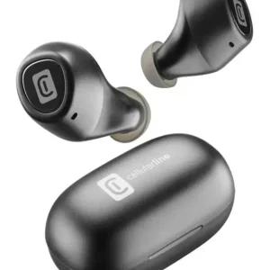 Offerta Limitata Cellularline Blink Auricolari Bluetooth® in-ear con carica batteria portatile con play-time totale fino a 14 ore Nero
