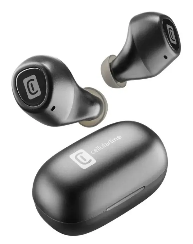 Offerta Limitata Cellularline Blink Auricolari Bluetooth® in-ear con carica batteria portatile con play-time totale fino a 14 ore Nero