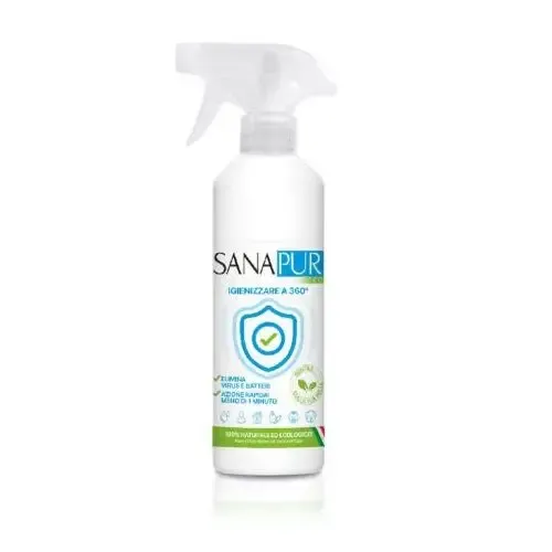 Nuova Collezione S2Life Sanapur Eco Igienizzante per mani 500 ml Flacone a pompa Liquido