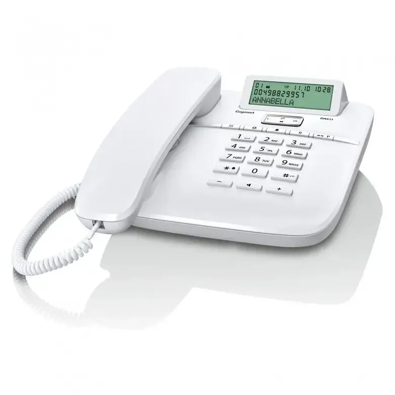 Occasione Gigaset DA611 Telefono analogico Identificatore di chiamata Bianco