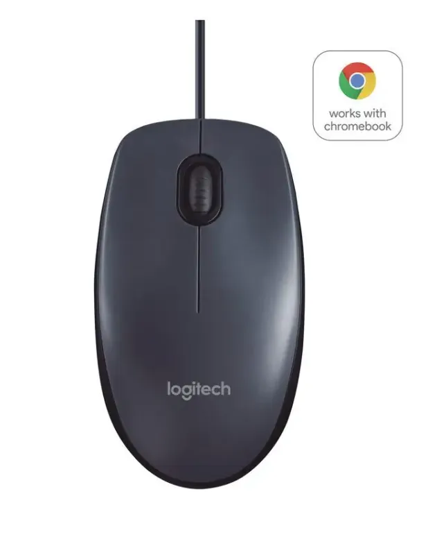 Logitech B100 mouse Ambidestro USB tipo A Ottico 800 DPI Reso Gratuito