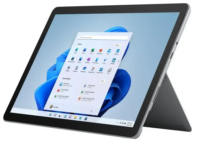 Microsoft Surface Go 3 – 10,5" Processore dual-core Intel® Pentium® Gold 6500Y 4GB/64GB Wi-Fi Platino Solo Oggi