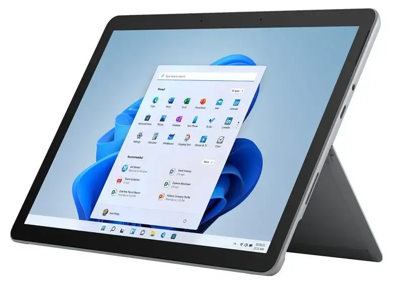 Ultimissimo Modello Microsoft Surface Go 3 – 10,5" Processore dual-core Intel® Pentium® Gold 6500Y 8GB/128GB Wi-Fi Platino