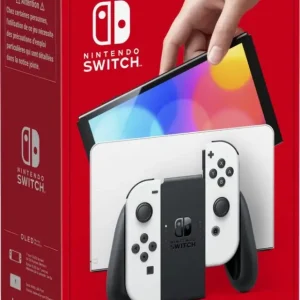 Nintendo Switch (modello Oled) Bianco, schermo 7 pollici Scelto Dai Clienti