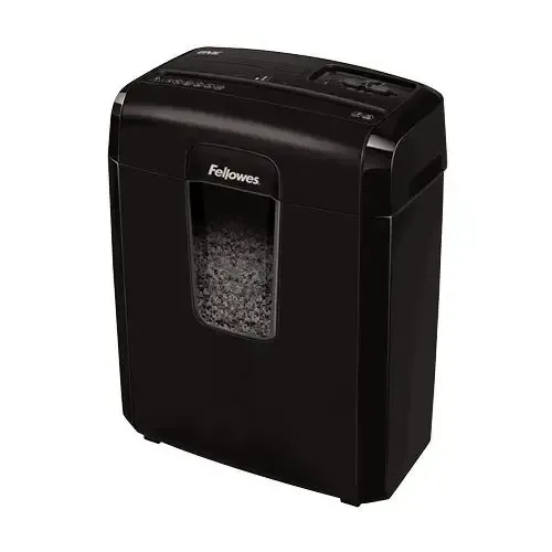Nuova Collezione Fellowes Destructora 8Mc distruggi documenti Taglio a frammenti 22 cm Nero
