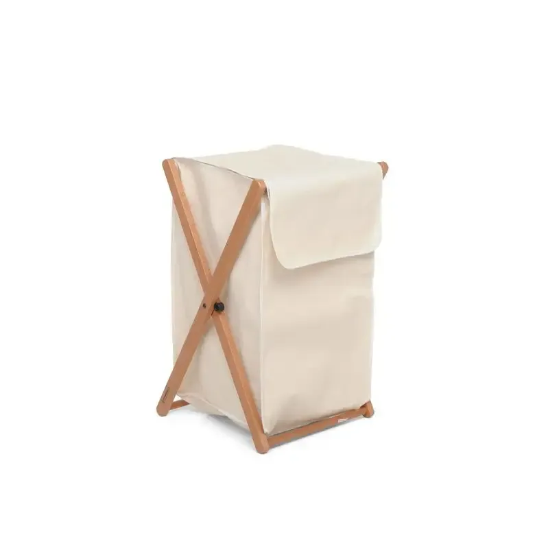Promozione Foppapedretti Devil porta biancheria Rettangolare Faggio, Cotone, Plastica Beige, Nero, Noce