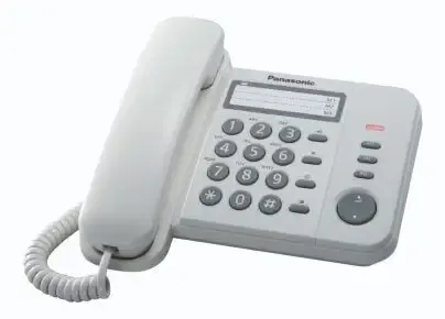 Must-Have Panasonic KX-TS520EX1W telefono Identificatore di chiamata Bianco