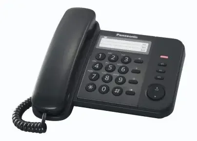 Esclusivo Panasonic KX-TS520EX1B telefono Telefono analogico Identificatore di chiamata Nero