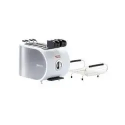 Must-Have Imetec Dolcevita TS7 7281 2 fetta/e 500 W Argento, Bianco