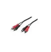 Spedizione Espresso nuovaVideosuono 2xRCA-2xRCA 1.5m M-M cavo audio 1,5 m Nero