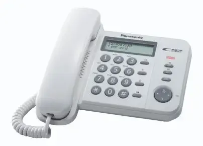 Prezzo Scontato Panasonic KX-TS560EX1W telefono Identificatore di chiamata
