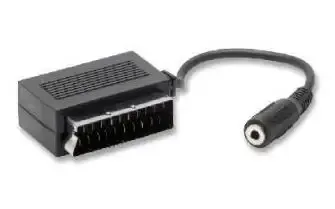 nuovaVideosuono Scart-3.5mm M-F Cavo SCART SCART (21-pin) Nero Economico