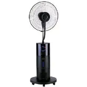 DCG Eltronic Ventilatore con umidificatore nero 40cm timer telecomando e potenza regolabile Offerta