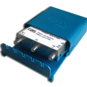G.B.S. Elettronica DPE-2 Splitter per cavo Blu, Argento Ultime Pezzi